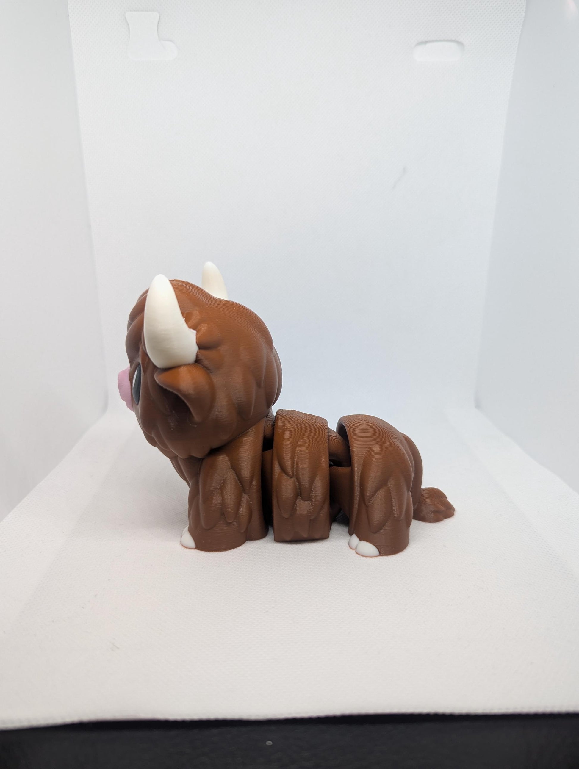 Quirky Articulated Highland Cow Collectible Sculpture