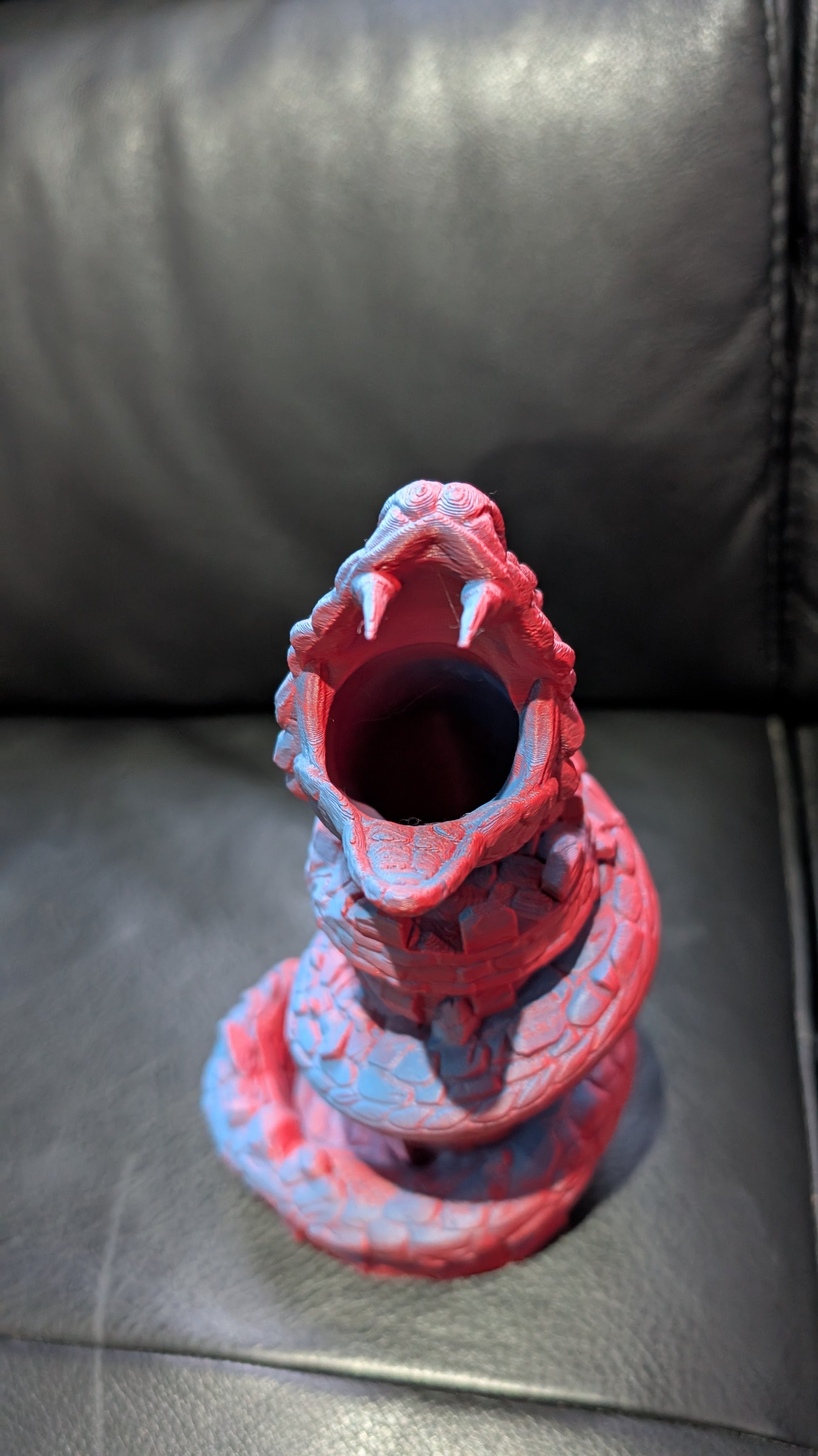 Handcrafted 3D Printed Basilisk Dice Tower