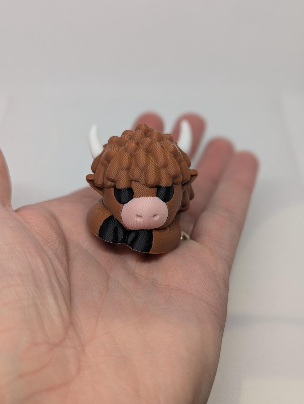 Charming 3D Printed Highland Cow | Unique Gift for Animal Lovers