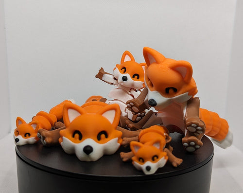 3D Printed Fidget Fox companion